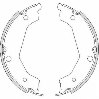 Гальмівні колодки барабані REMSA 4732.00