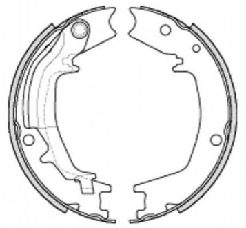 Гальмівні колодки барабані REMSA 4235.00