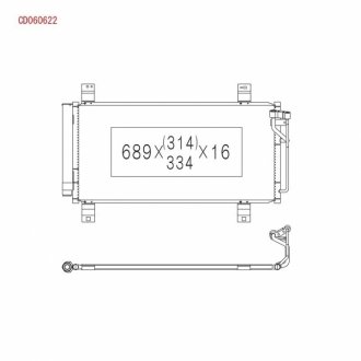 Конденсатор без хладогену KOYORAD CD060622