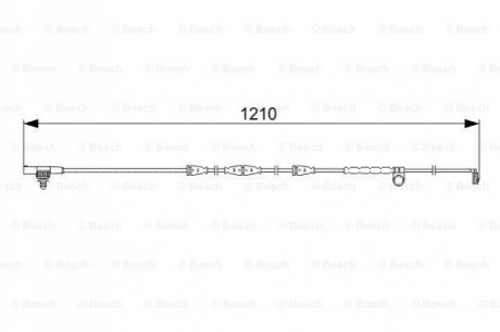 Датчик зношування колодок BOSCH 1987473054 (фото 1)