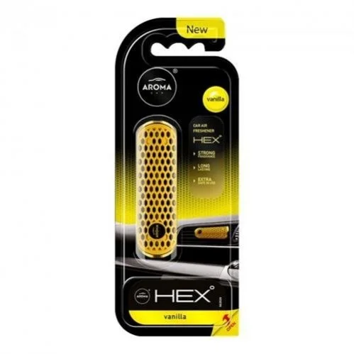Ароматизатор на дефлектор Aroma Car HEX 10g - VANILLA AROMA 83577 (фото 1)