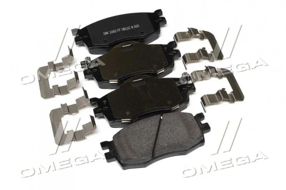 Колодки тормозные дисковые передние (пр-во Mobis) Hyundai/Kia/Mobis 581011ge00 (фото 1)