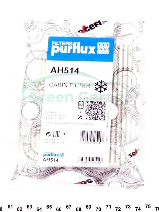 Повітряний фільтр салона PURFLUX AH514 (фото 1)