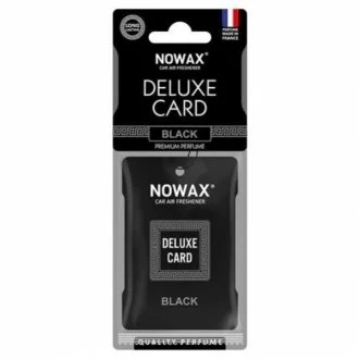 Ароматизатор целюлозний Nowax (на дзеркало) серія Delux Card - Black NOWAX NX07733
