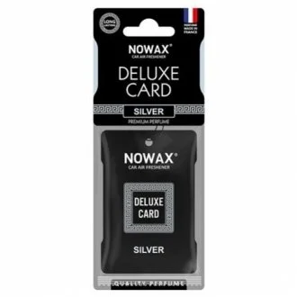 Ароматизатор целюлозний Nowax (на дзеркало) серія Delux Card - Silver NOWAX NX07732