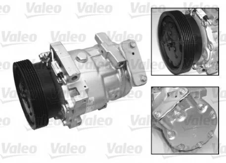Компрессор кондиционера DACIA Duster, Logan, Sandero (пр-во) VALEO 699414