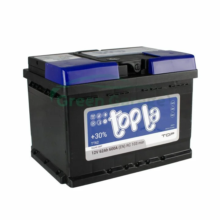 62 Ah/12V TOP Euro (0) Topla 118 662 (фото 1)