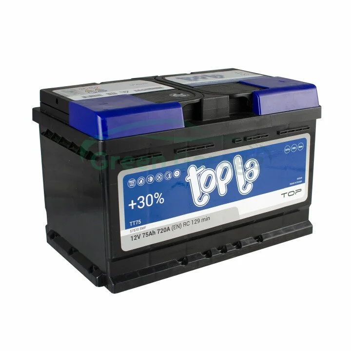 75 Ah/12V TOP Euro (0) Topla 118 072 (фото 1)