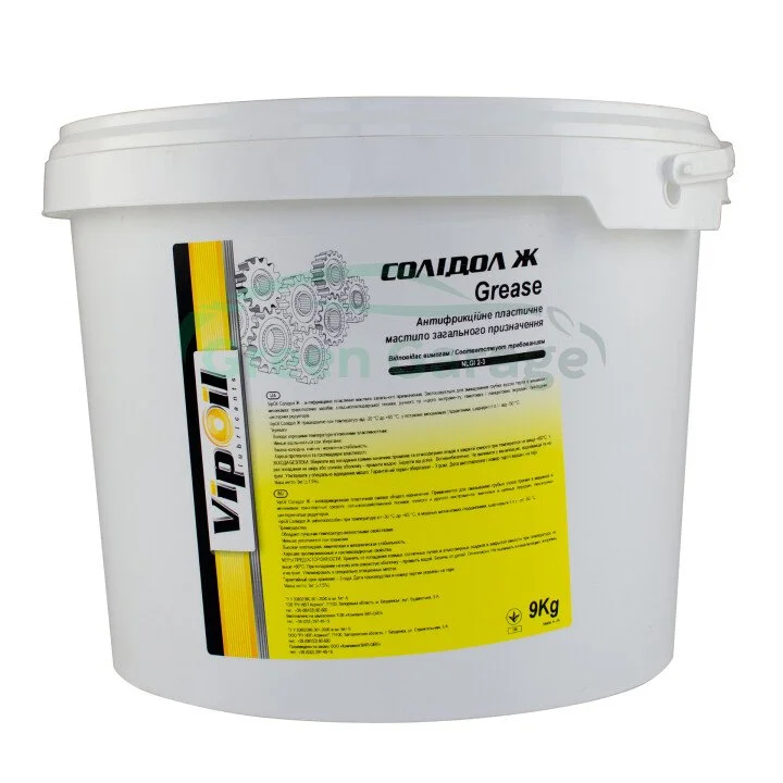 VipOil Солідол Ж, 9 kg VIPOIL 0162872 (фото 1)