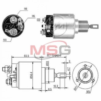 Реле втягуюче стартера ZM ZM 973