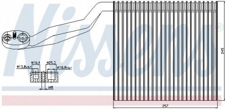 Радіатор кондиціонера NISSENS 92294