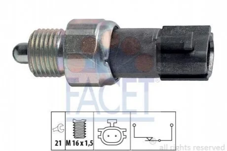 Датчик заднього ходу FACET 7.6232