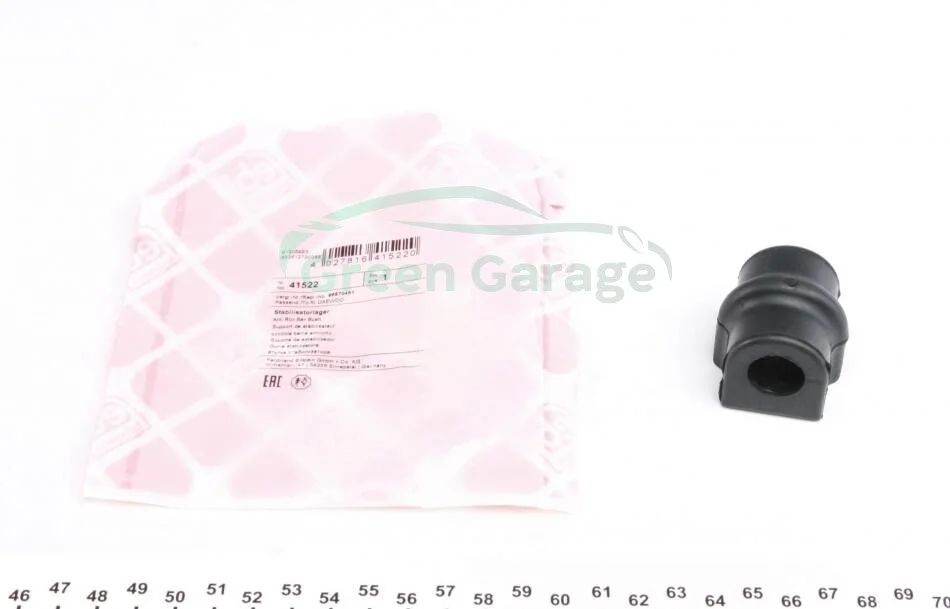 Втулка стаб CHEVROLET AVEO передняя ось двухстороняя 06- (пр-во Febi) FEBI BILSTEIN 41522 (фото 1)