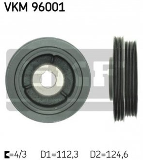 Шків привідного паса SKF VKM96001