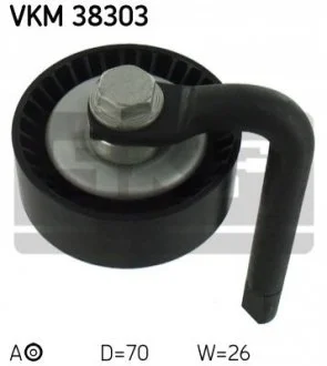 Натяжной ролик, поликлинового ремня (Пр-во) SKF VKM38303