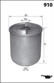 Фільтр оливи MECAFILTER EHC8502 (фото 1)