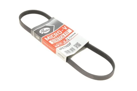 Поликлиновые ремни Micro-V StretchFit (Пр-во Gates) GATES 4PK790SF