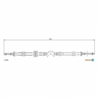 Трос ручного гальма ADRIAUTO 13.0248
