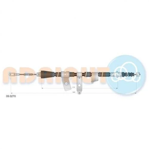 Тросик стояночного тормоза Adriauto ADRIAUTO 09.0270 (фото 1)