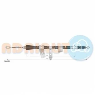 Тросик стояночного тормоза Adriauto ADRIAUTO 09.0270
