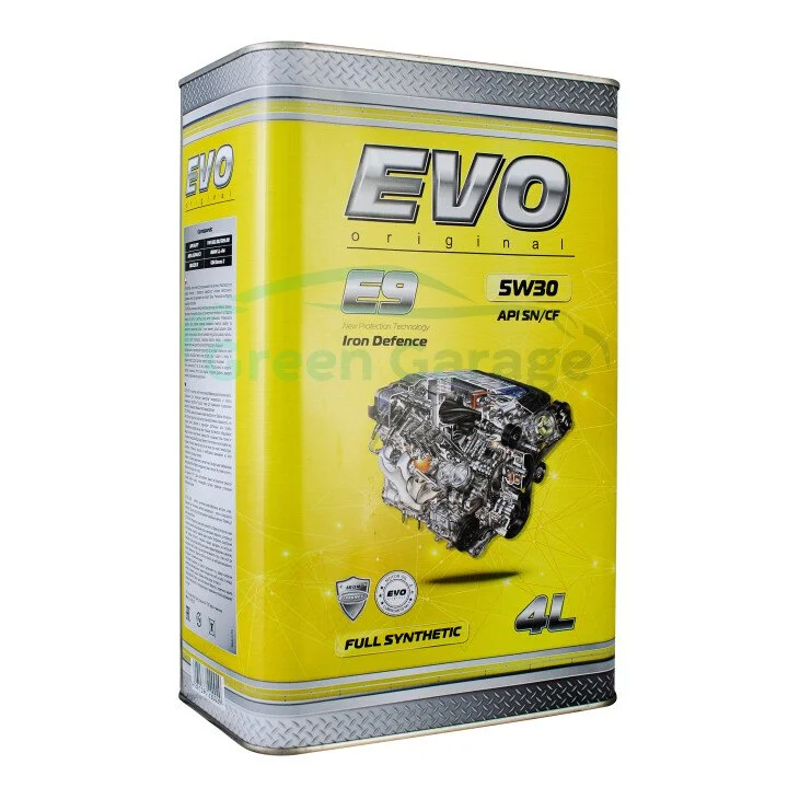 E9 5W-30 SN/CF 4Lx4 EVO E9 4L 5W30 (фото 1)
