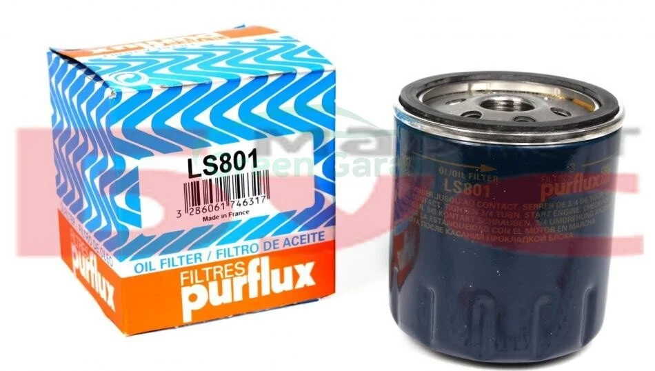 Фільтр масла Ford Escort/Fiesta/Mondeo/Sierra 1.8D/1.8TD 89- PURFLUX LS801 (фото 1)