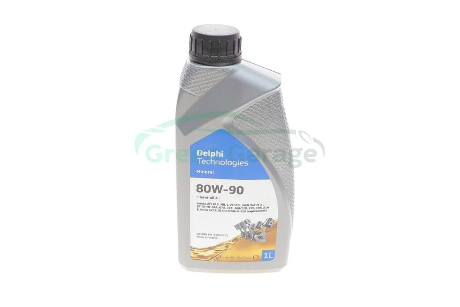 Масло трансмисс. Delphi GEAR OIL 4 80W-90 GL5 (Канистра 1л) DELPHI 93892551 (фото 1)