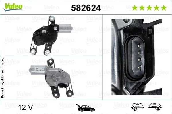 Мотор склоочисника VALEO 582624 (фото 1)