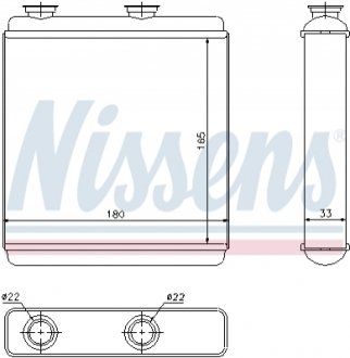 Радіатори опалення NISSENS 72663