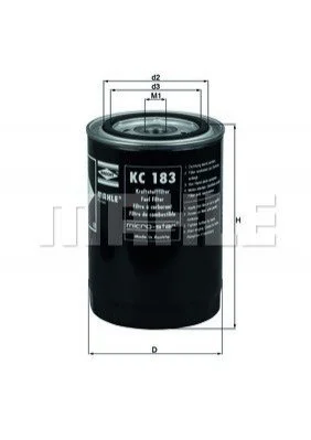 (KNECHT) MAHLE / KNECHT KC183 (фото 1)
