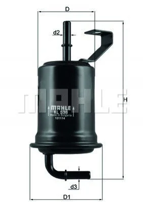 (KNECHT) MAHLE / KNECHT KL536 (фото 1)