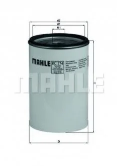 Фільтр палива MAHLE / KNECHT KC374D
