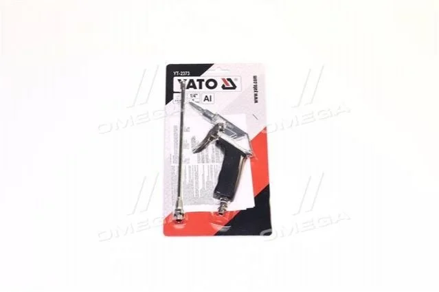 Пистолет пневматический продувочный с удлиненным соплом, 1/4 ", 0.8 MPa [20/40], шт YATO YT2373 (фото 1)