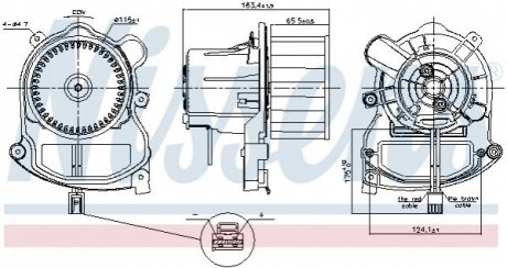 Вентилятор салона NISSENS 87801