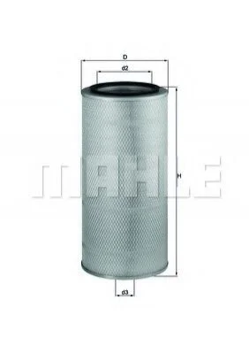 (MAHLE) MAHLE / KNECHT LX657 (фото 1)
