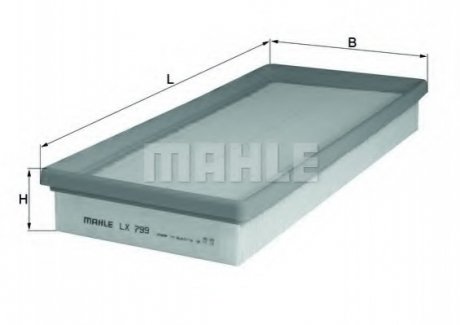 (MAHLE) MAHLE / KNECHT LX799 (фото 1)