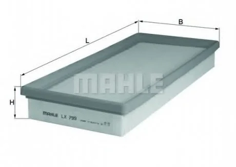 Фільтр повітря MAHLE / KNECHT LX799