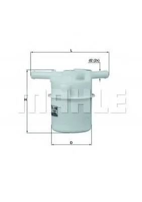 (MAHLE) MAHLE / KNECHT KL205 (фото 1)
