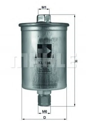 (MAHLE) MAHLE / KNECHT KL184 (фото 1)