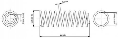 Пружина підвіски MONROE SP0483