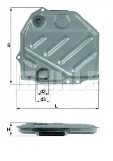 Гідрофільтр, автоматична коробка передач MAHLE / KNECHT HX48