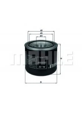 (MAHLE) MAHLE / KNECHT AL22 (фото 1)