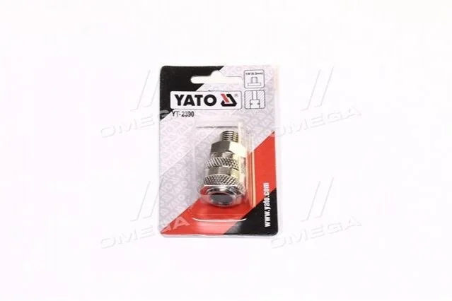 Швидкознімна муфта із зовніш. різьбленням o = 1/4" YATO YT2390 (фото 1)