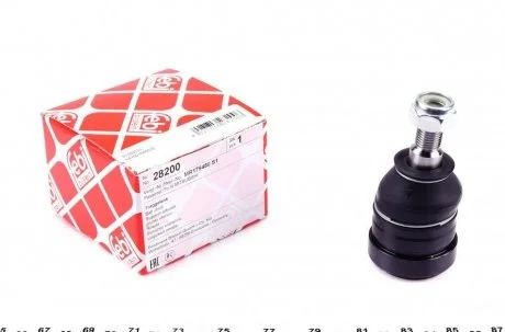 Опора шаровая MITSUBISHI COLT II-V, GALANT IV, LANCER III-VIII 83- перед. мост (Пр-во FEBI) FEBI BILSTEIN 28200