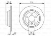 Диск гальмівний BOSCH 0986479S54 (фото 1)