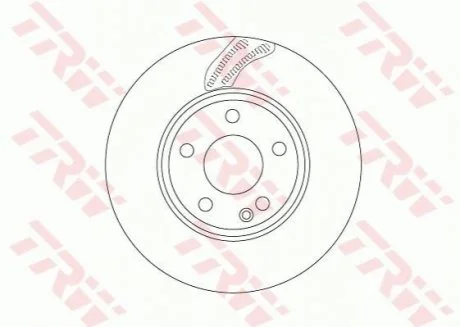 Диск гальмівний TRW DF6591