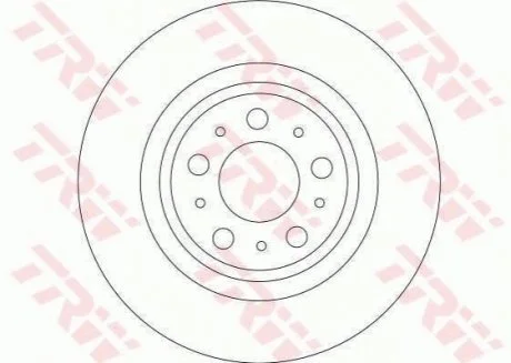 Диск гальмівний TRW DF4338