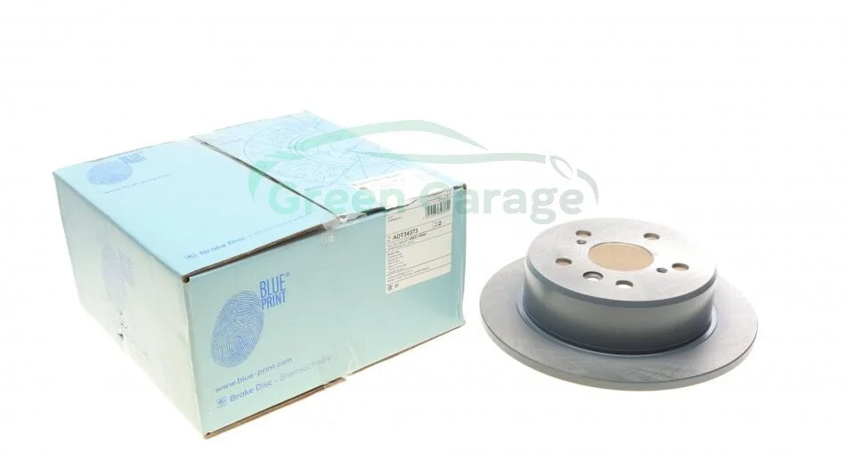Диск тормозной задний Toyota (пр-во Blue Print) BLUE PRINT ADT34373 (фото 1)