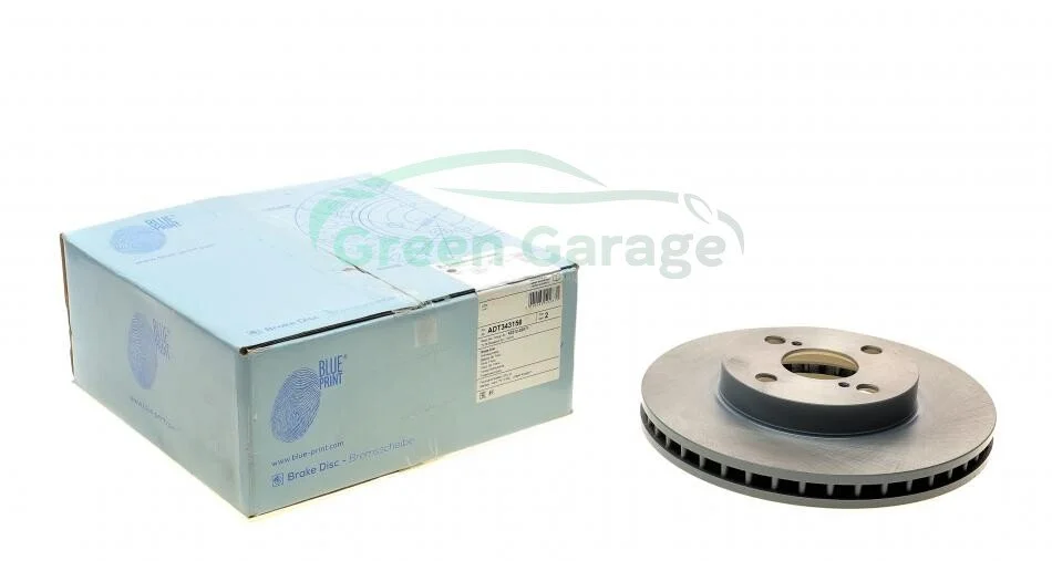 Диск тормозной передний Toyota (пр-во Blue Print) BLUE PRINT ADT343156 (фото 1)