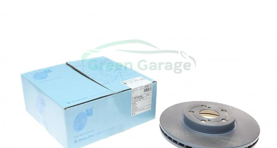 Диск тормозной передний Toyota Avensis II (пр-во Blue Print) BLUE PRINT ADT343166 (фото 1)